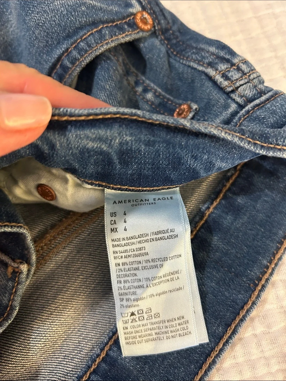 American Eagle Bermuda Denim Shorts